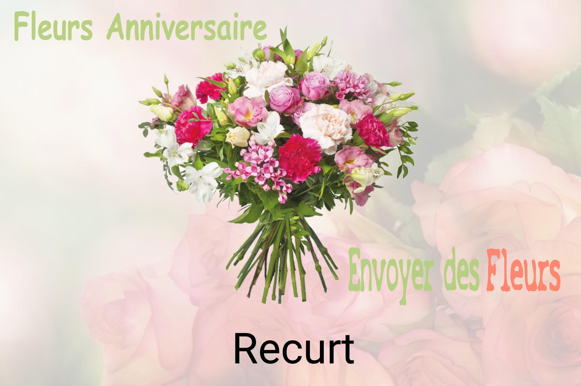 Bouquet de fleurs d’anniversaire livré à Recurt