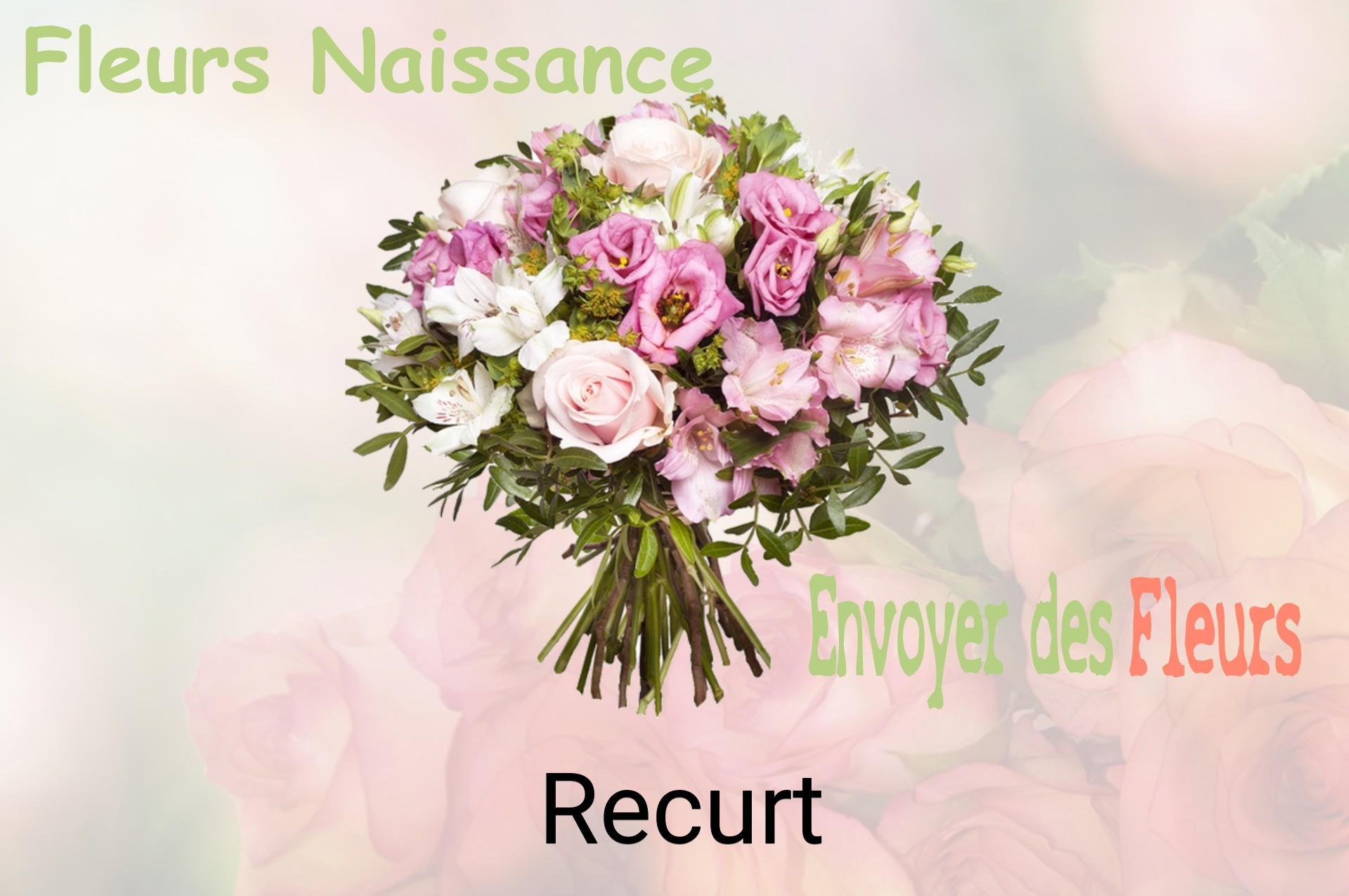Bouquet de fleurs de naissance livré à Recurt